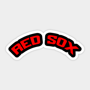 red soxx baseball Sticker